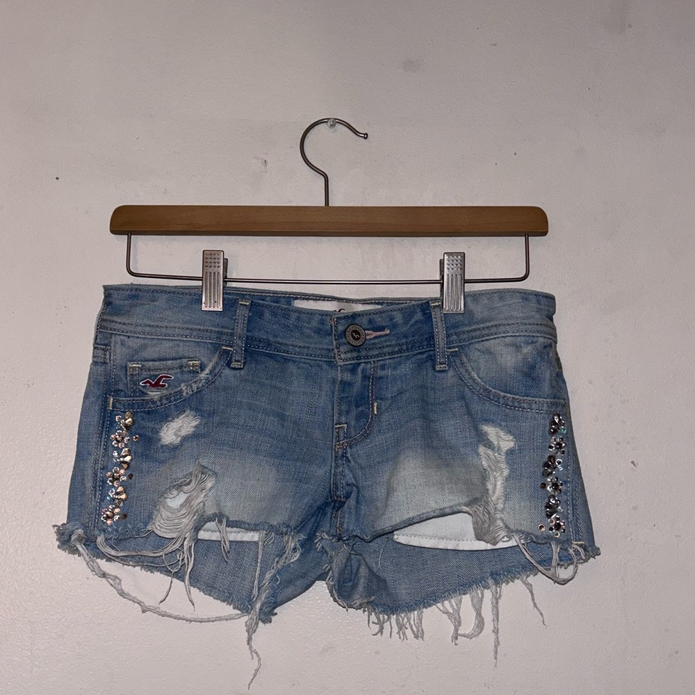 Hollister shorts, cute rhinestone sides
